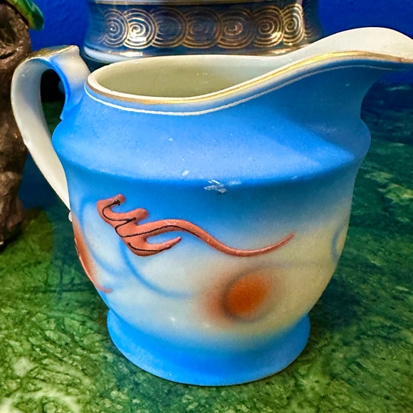 Betson Dragonware Moriage Japan Blue Dragon Creamer - Picture 6 of 8